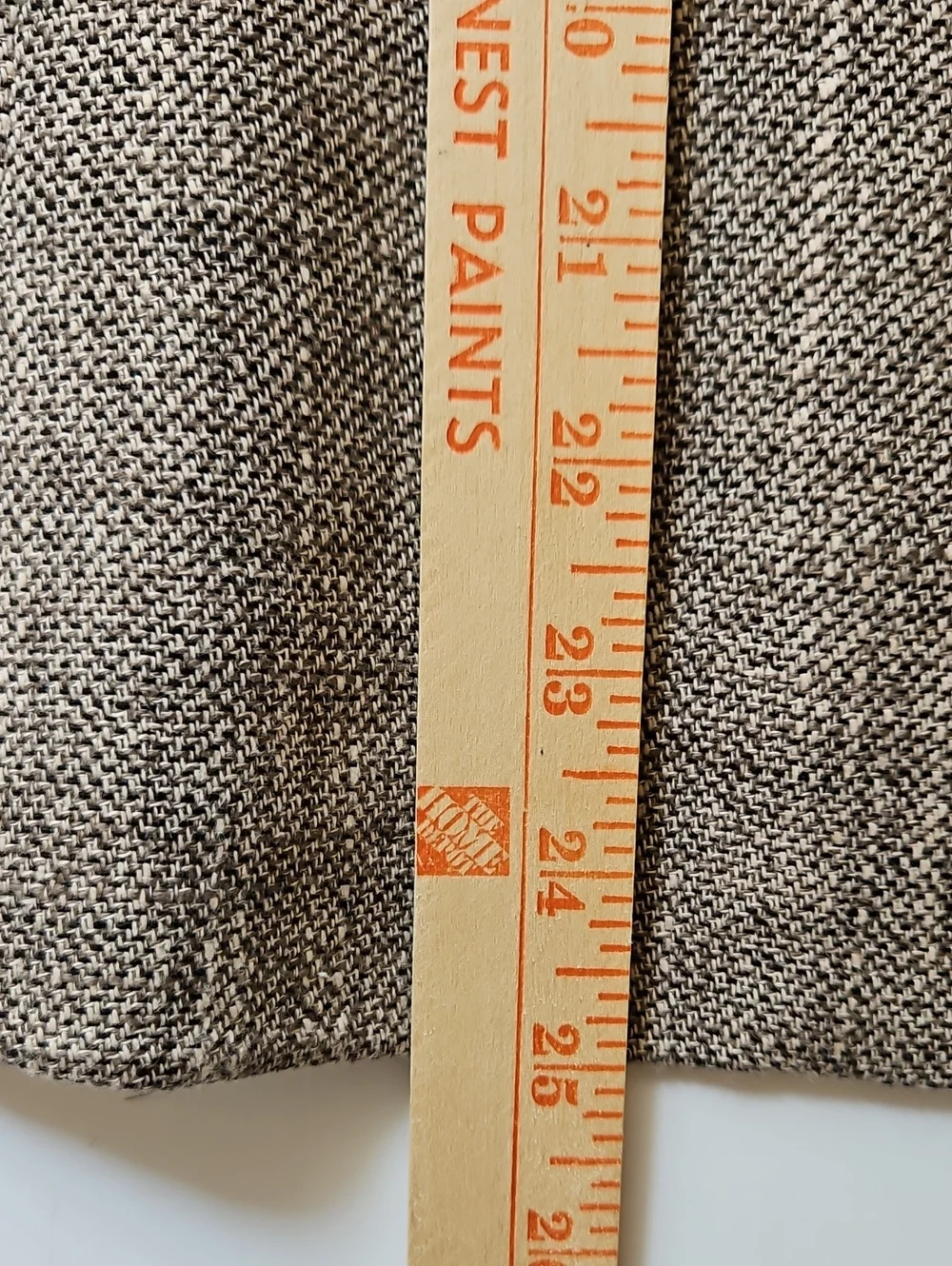 Jones Wear Linen Cotton Blazer Brown Tweed Topstitch Detail SZ16 Academia Preppy